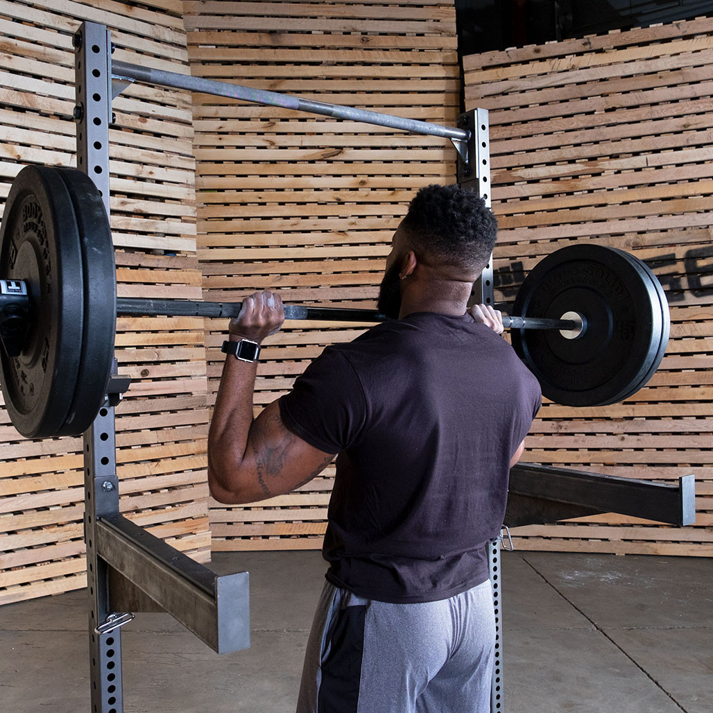 Curls on the Rugged Half Rack