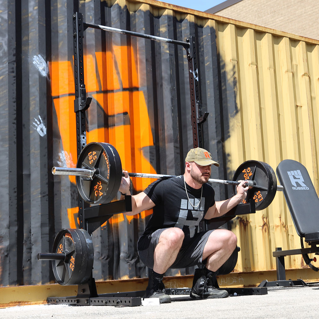 Rugged Fitness Maverick Half Rack Y120 - Power Racks