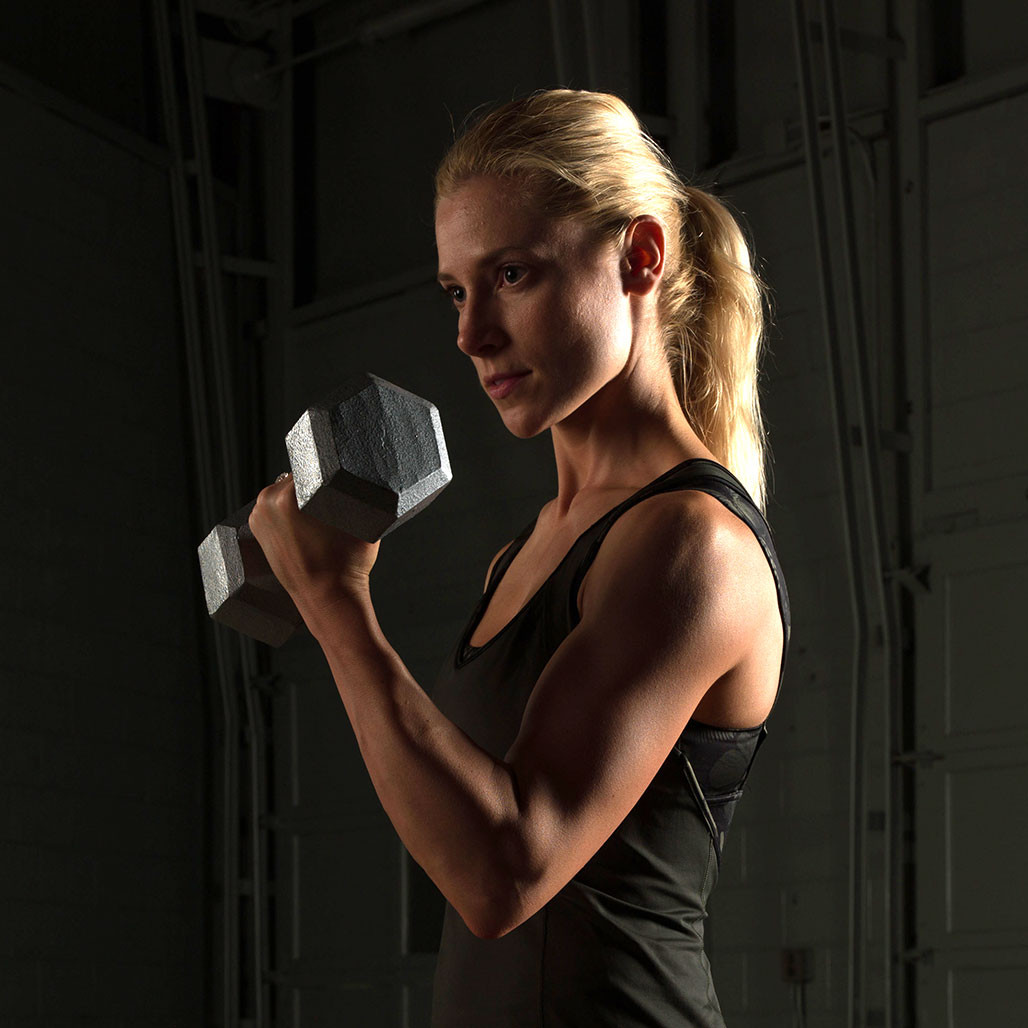 Body-Solid Cast Iron Hex Dumbbells