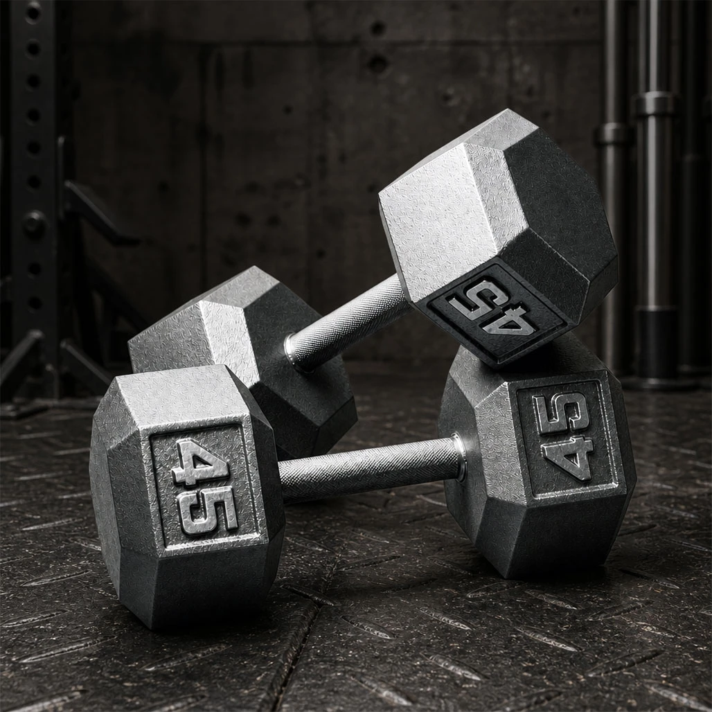 Body-Solid Cast Iron Hex Dumbbells, Pairs & Sets with Shipping Included