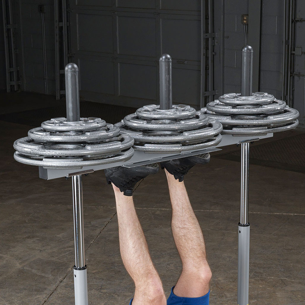 Body-Solid Gray Cast Iron Grip Olympic Plates