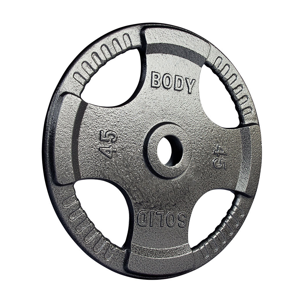 Body-Solid Gray Cast Iron Grip Olympic Plates