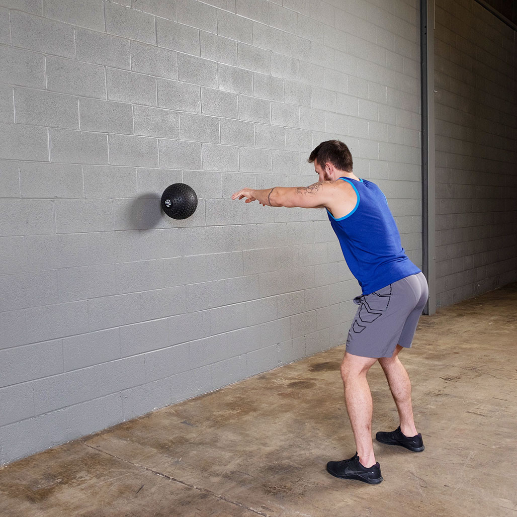 Push Pass with the Body-Solid Tools Tire Tread Slam Balls