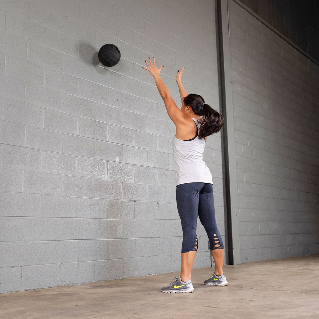 Overhead Throw with the Body-Solid Tools Tire Tread Slam Balls