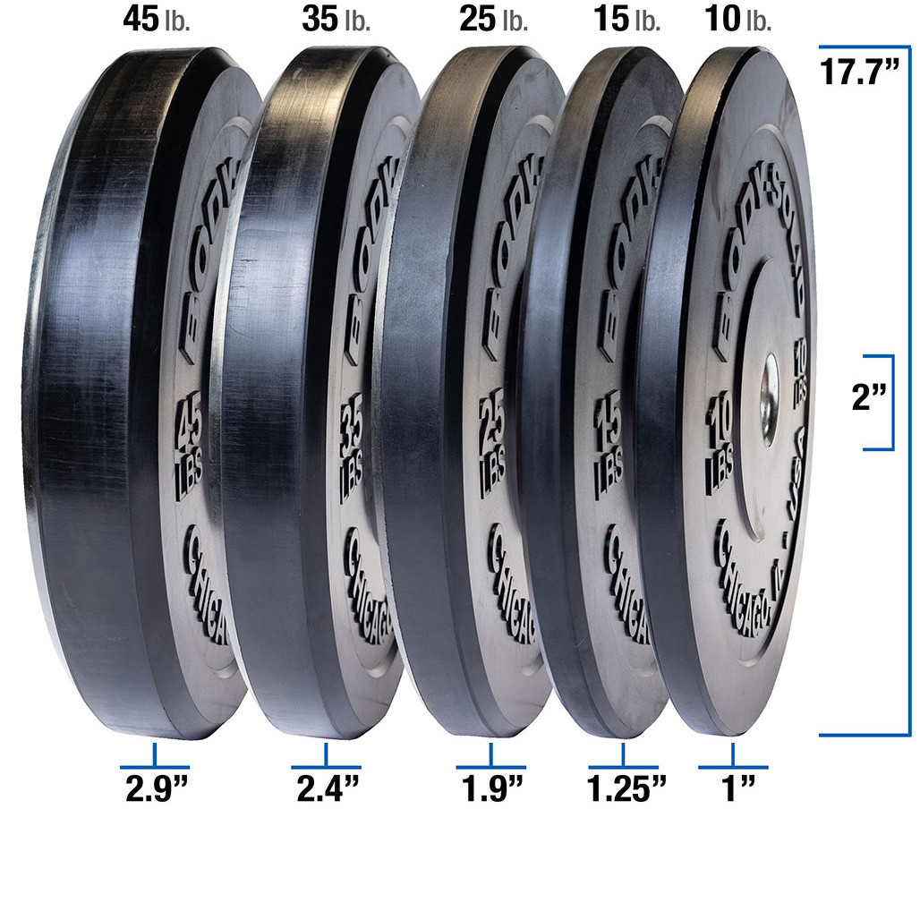Chicago Extreme Bumper Plates, SHIPPING INCLUDED