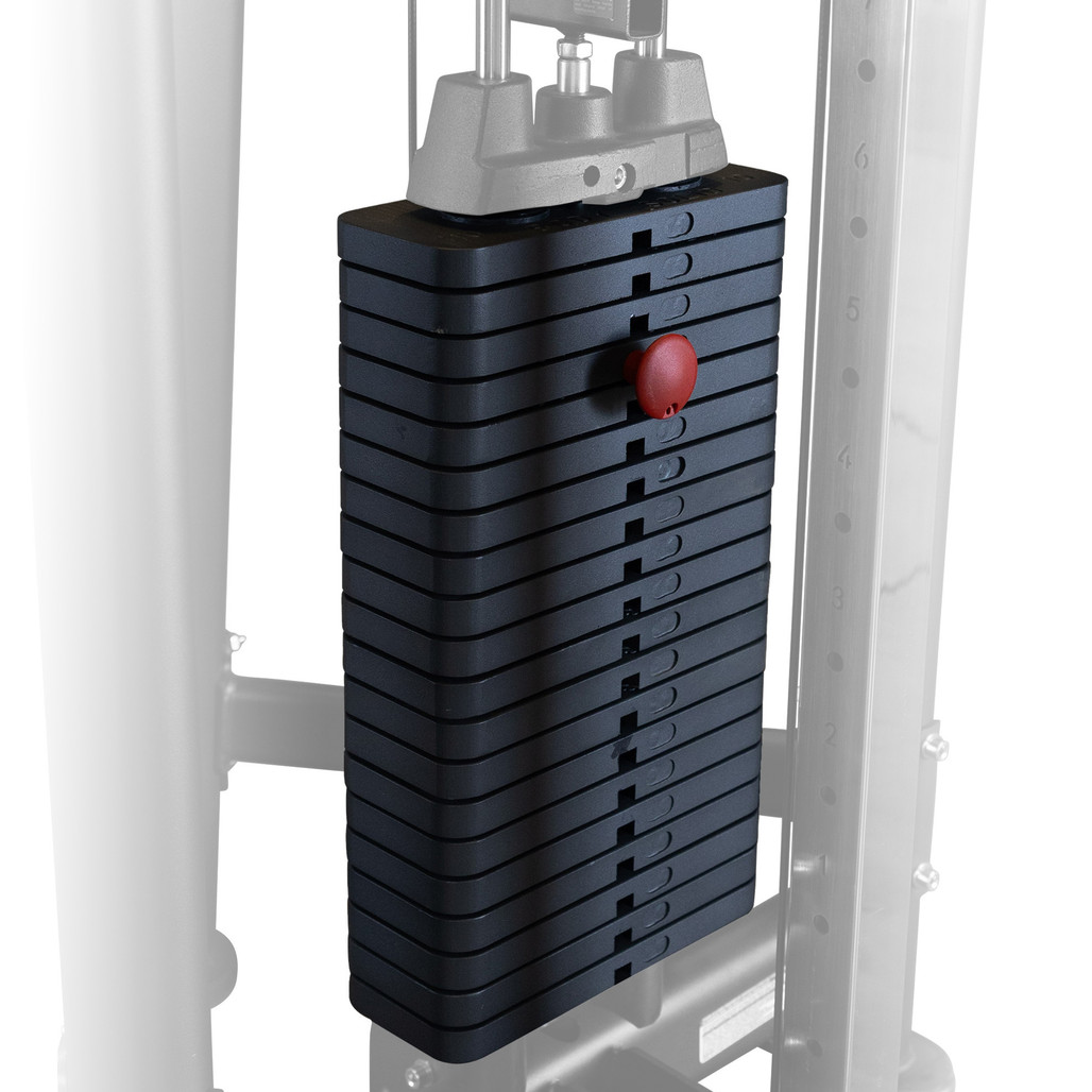 200 lb. Premium Selectorized Weight Stack with 20 Plates