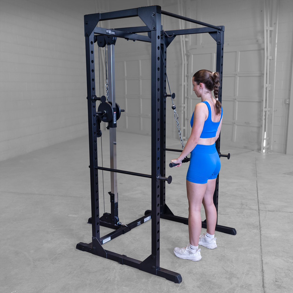 Best Fitness Power Rack Lat Attachment - Thumbnail 3