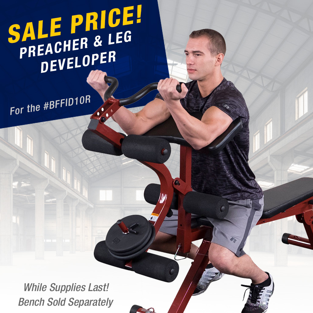 Best Fitness Leg and Preacher Attachment