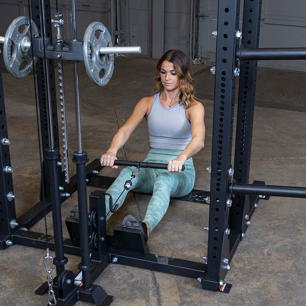 Body-Solid Half Rack Lat Attachment SPRHLA - Power Rack Attachments