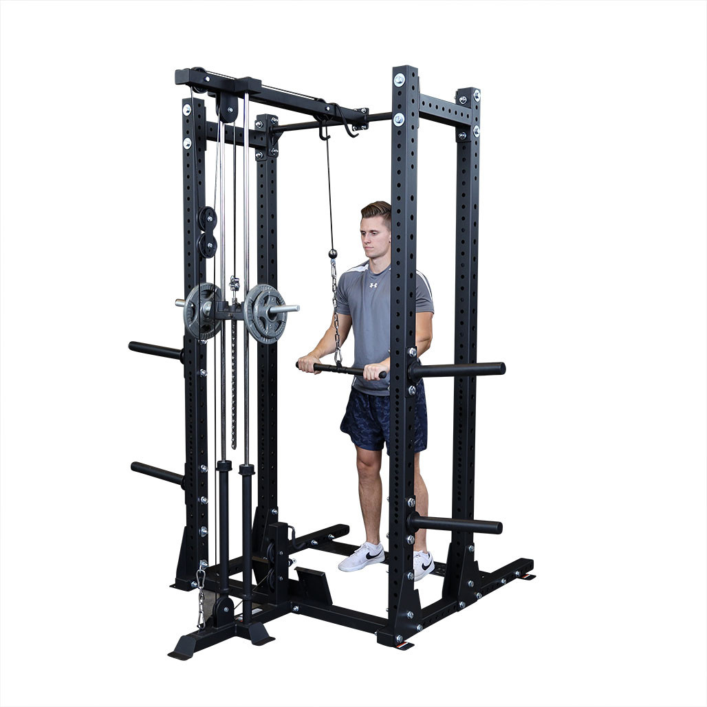 Body-Solid Half Rack Lat Attachment SPRHLA - Power Rack Attachments Body-Solid Half Rack Lat Attachment SPRHLA - Power Rack Attachments