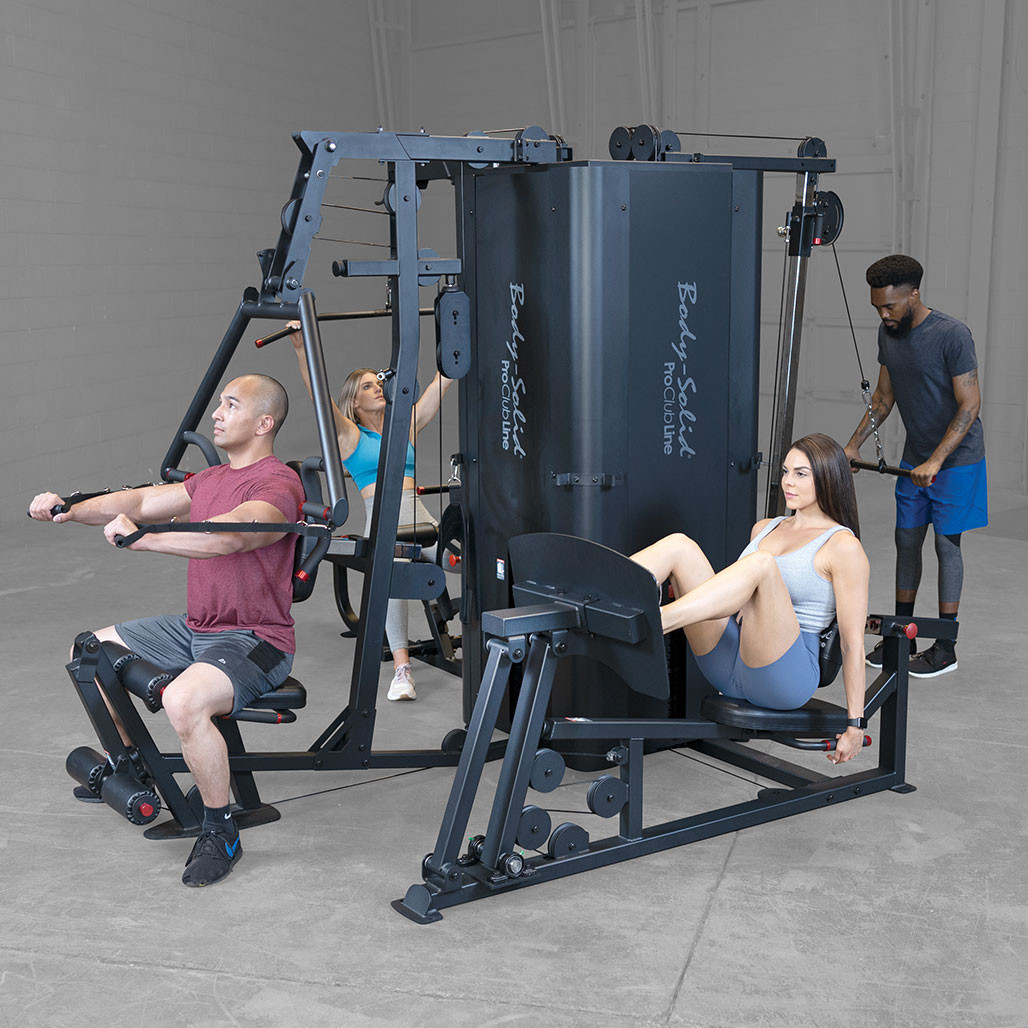 Body-Solid Pro ClubLine S1000 4-Stack Multi-Station Gym S1000-GYM