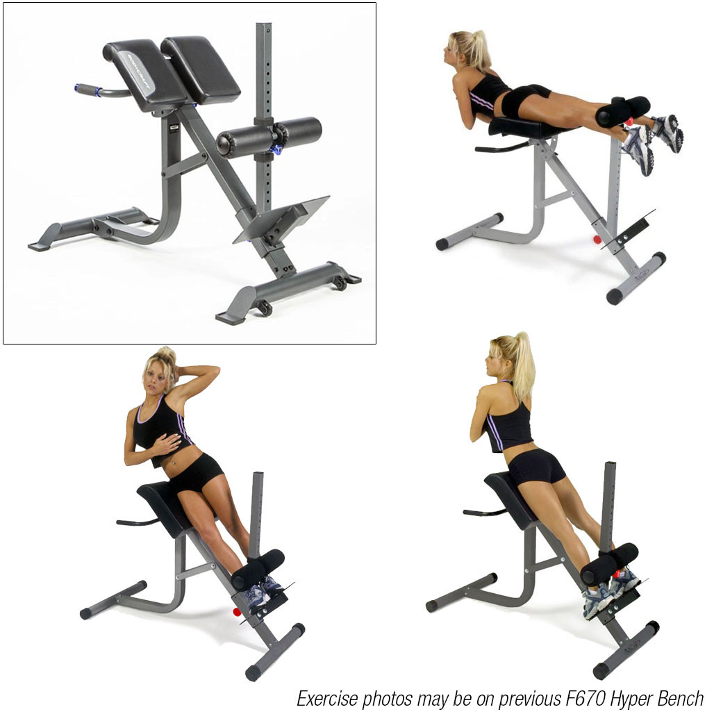 F770 Roman Chair | Abs & Back Hyper Combo | FitnessFactory.com