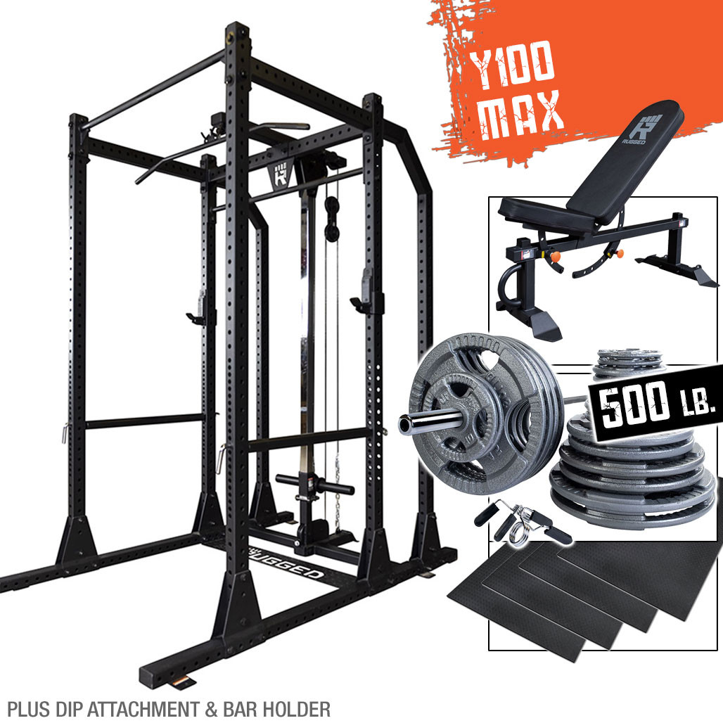 Rugged Warrior Power Rack MAX Package