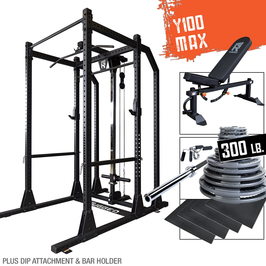 Rugged Warrior Power Rack MAX Package