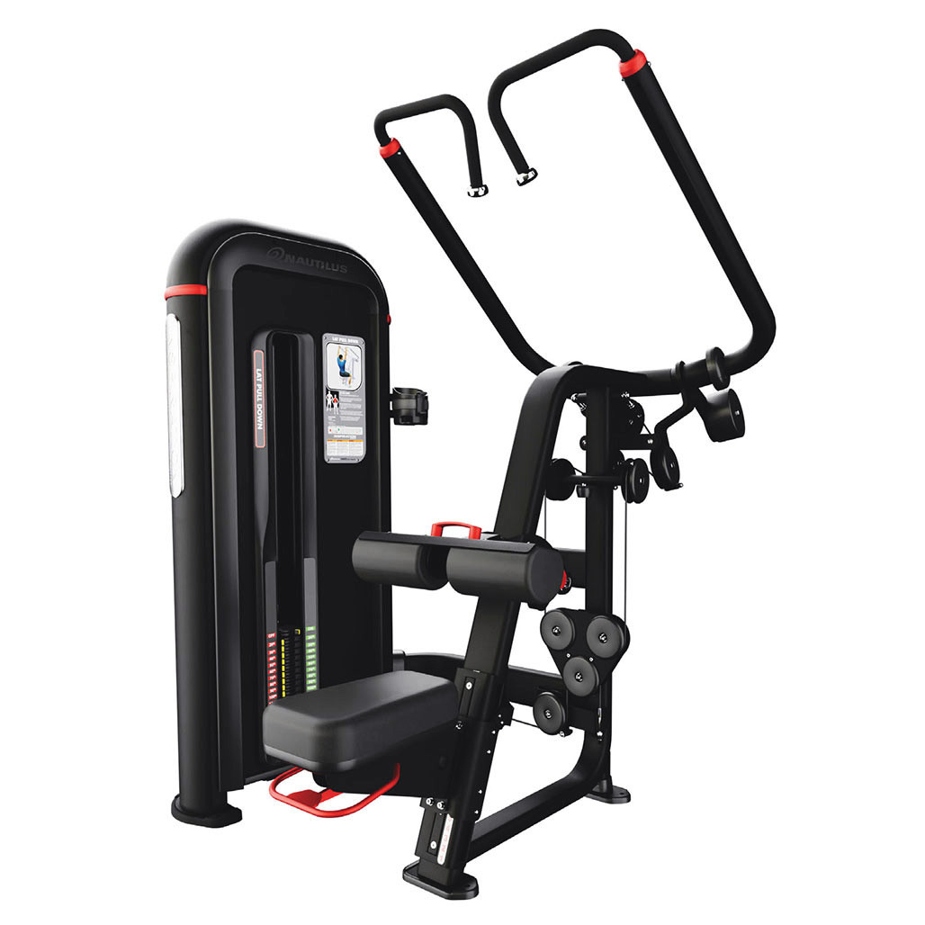★超希少★Nautilusタイプ 回旋式・左右独立アームの高級ラットプルダウン Nautilus Inspiration Lat Pulldown NA9-IPPD3-60BZ - Back Machines