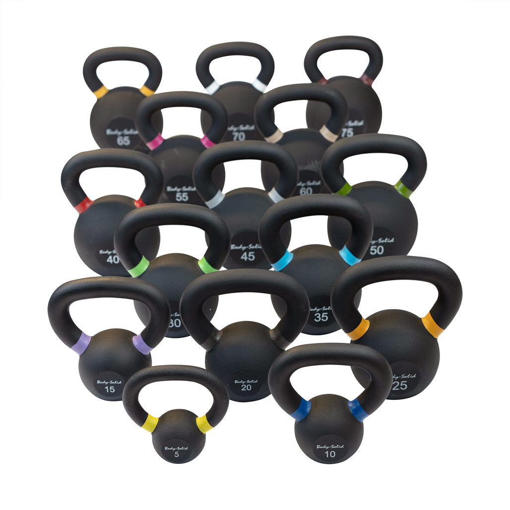 Body-Solid Powder Coat Kettlebells Sold individually and in Sets, SHIPPING INCLUDED