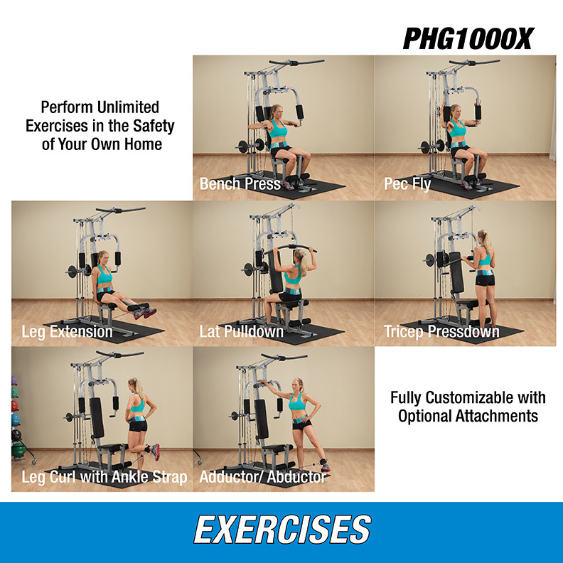 Powerline Plate Load Gym PHG1000X - Multi-Station Gyms