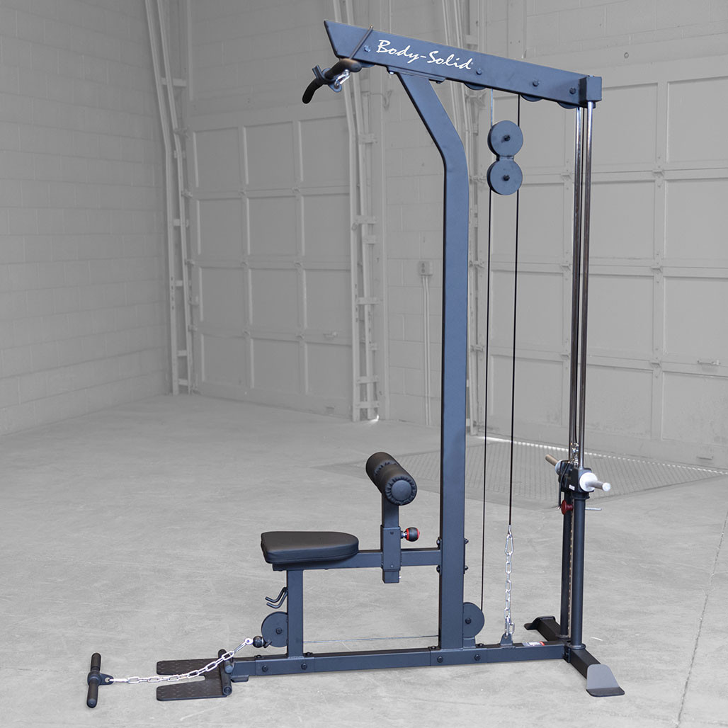 Body-Solid Lat Machine Plate Load Back Machines
