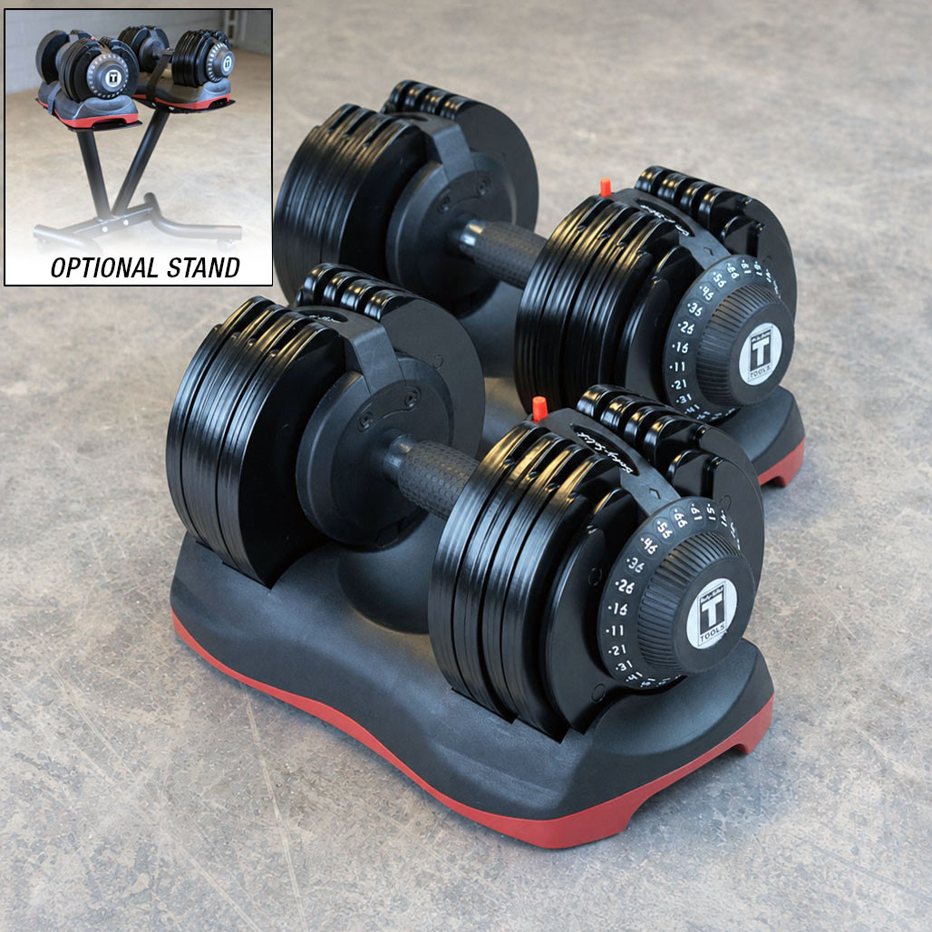 Body-Solid Tools Adjustable Dumbbell Pair