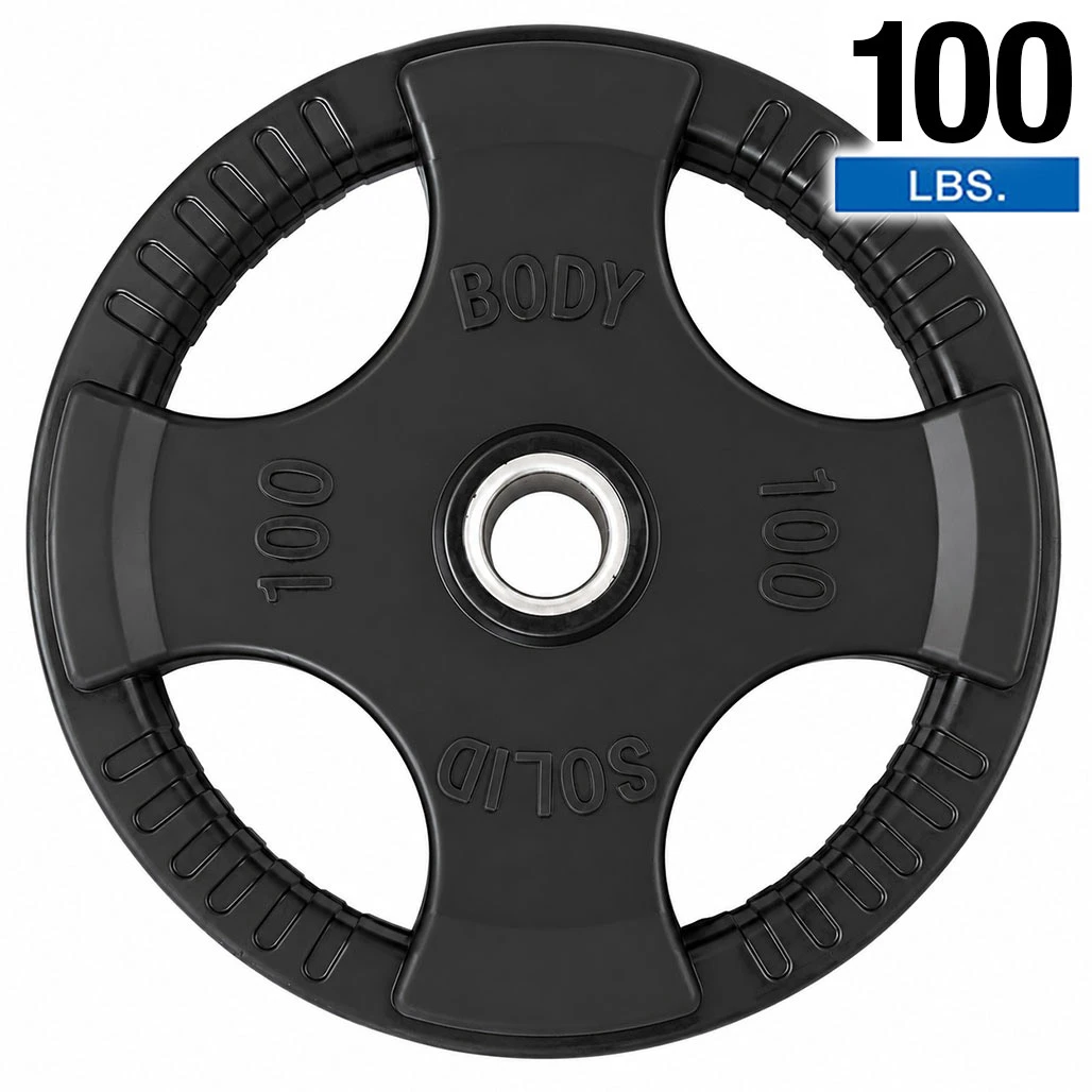100 lb. Single Rubber Grip Plate