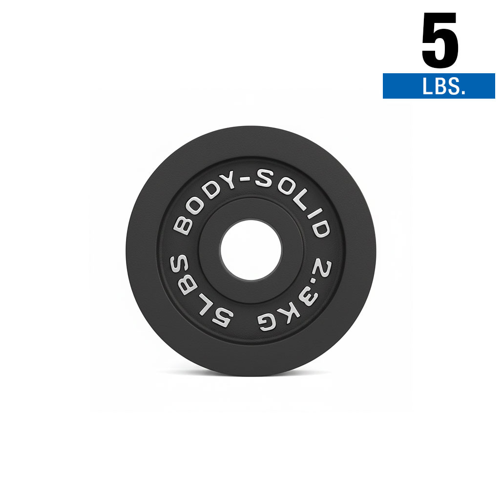 5 lb. Single Cast Iron Olympic Plate