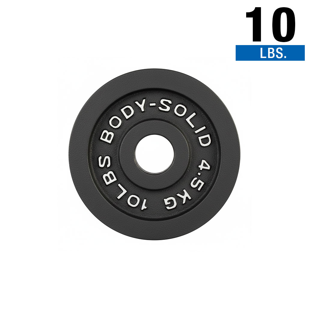 10 lb. Single Cast Iron Olympic Plate