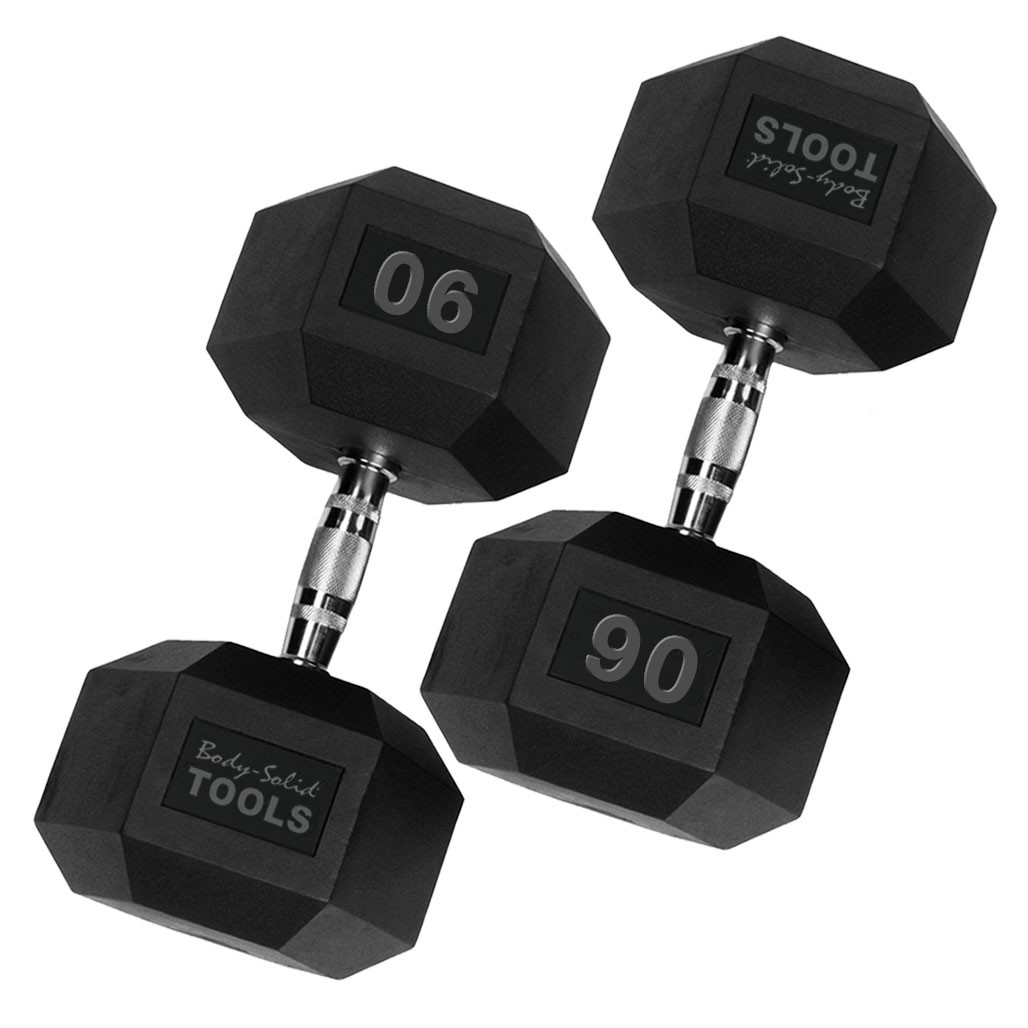 Body-Solid SDR Rubber Coated Dumbbells