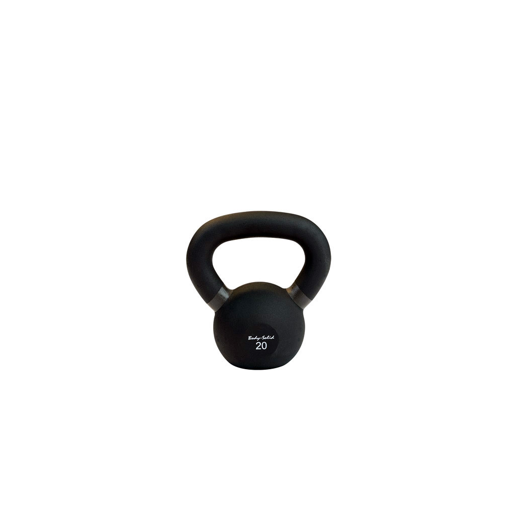 20 lb. Body-Solid Powder Coat Iron Kettlebell, Shipping Included