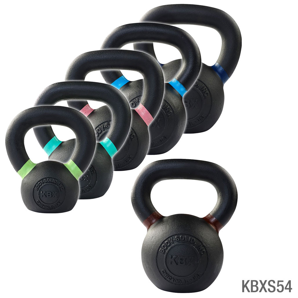 Set of 6 Training Kettlebells, 54 kg Total, Shipping Included