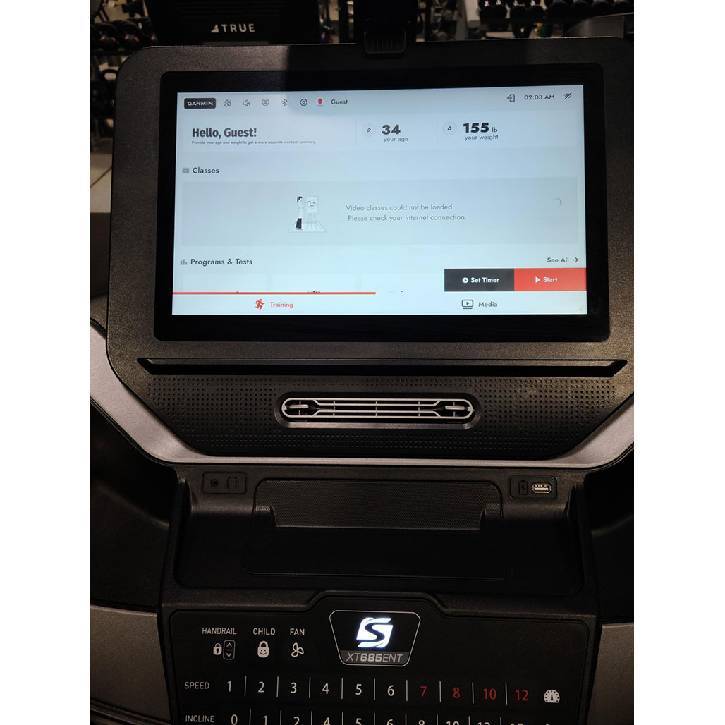 Spirit XT685ENT Treadmill with Entertainment Console | Floor Model