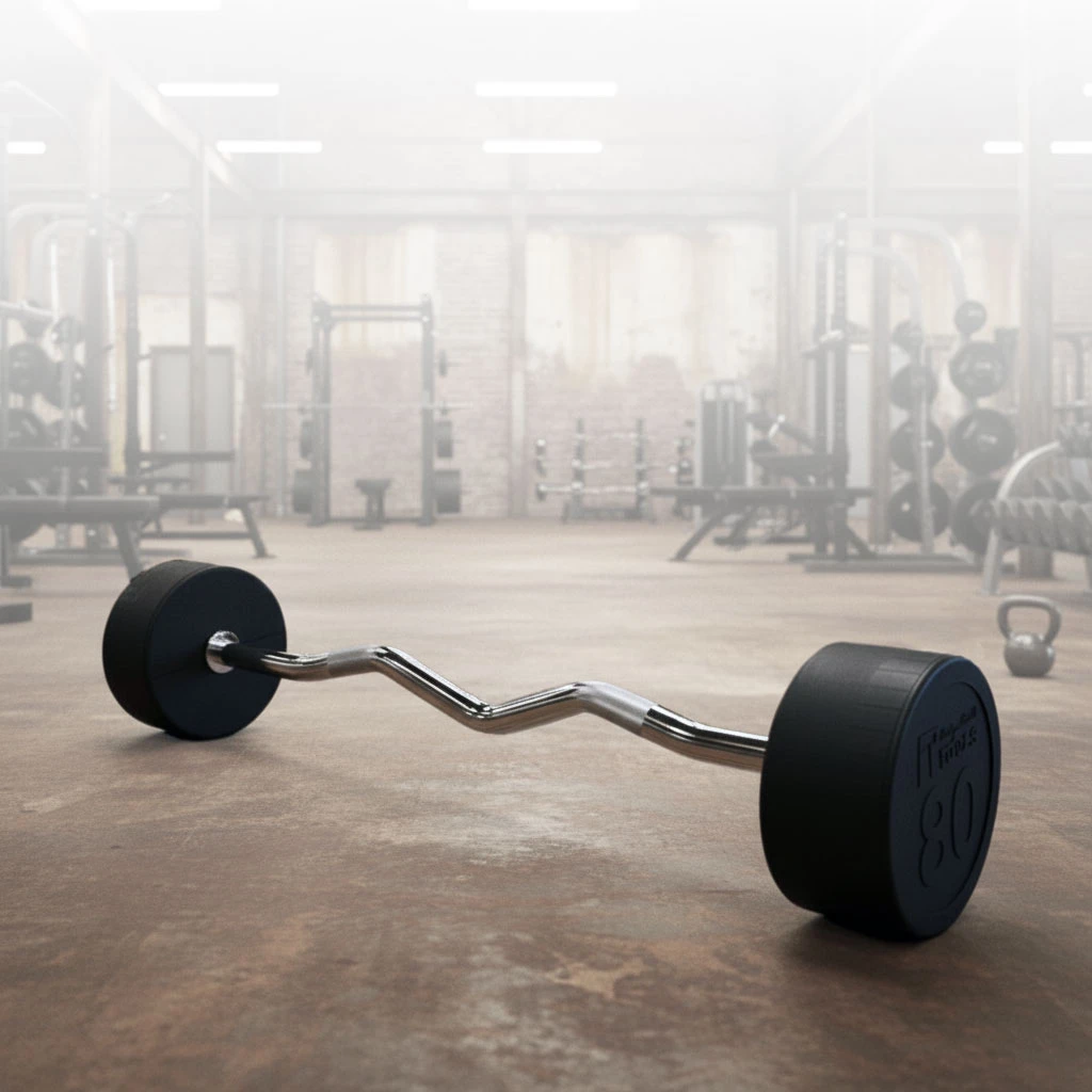 Body-Solid Tools Fixed Weight EZ Curl Barbells, from 20 to 110 lb. SBB