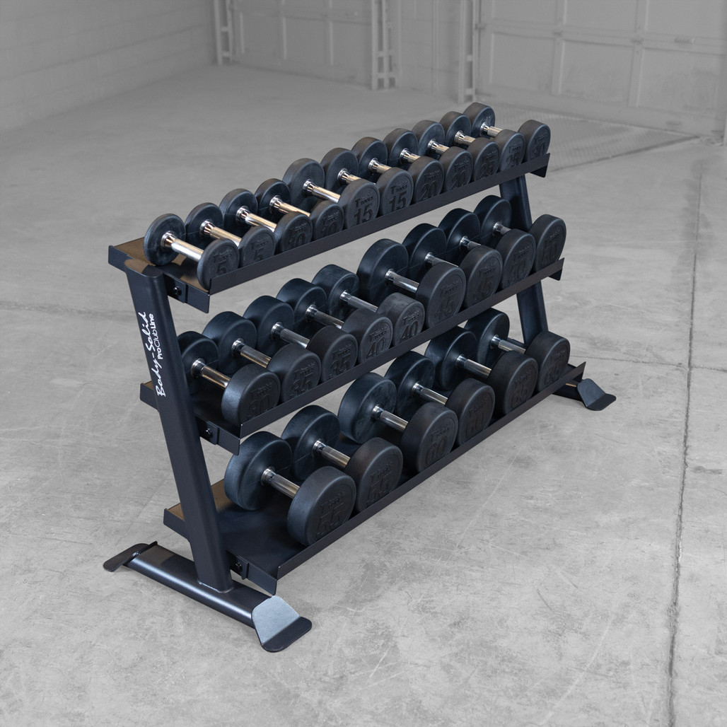 Pro ClubLine SRD200 Rack with SDP Dumbbells