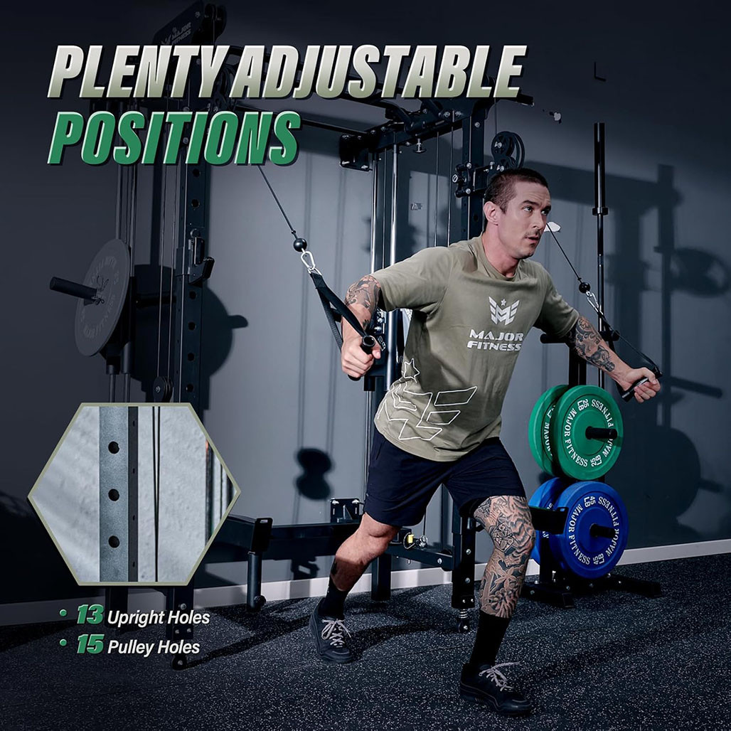 Major Fitness F35 All-In-One Home Gym Wall-Mount Folding Power