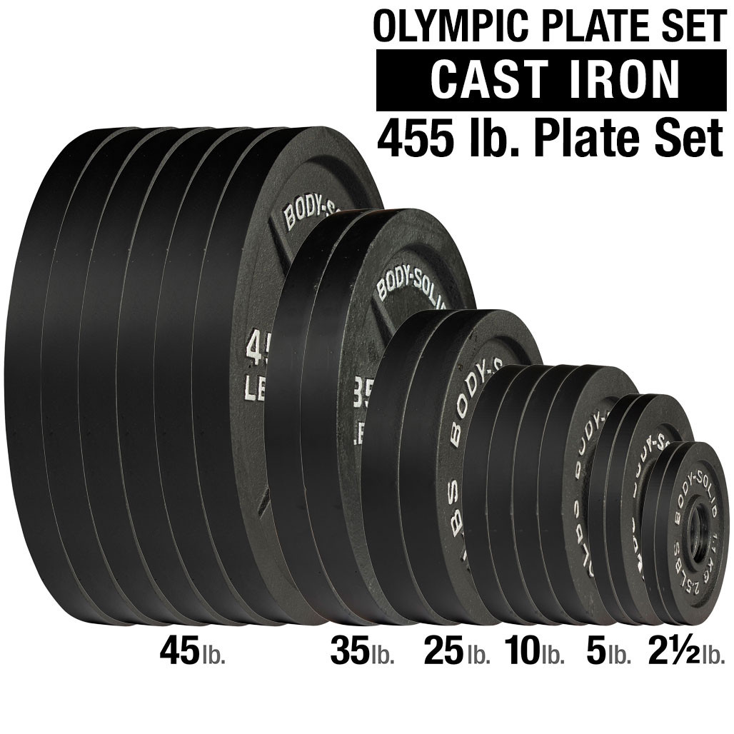 Body-Solid OSB - 455 lbs. Plate Set