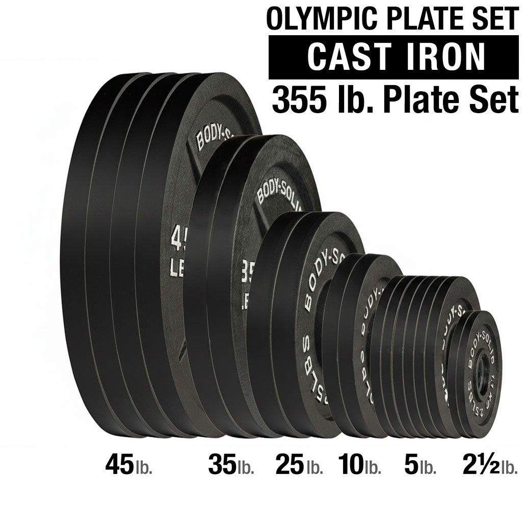 Body-Solid OSB - 355 lbs. Plate Set