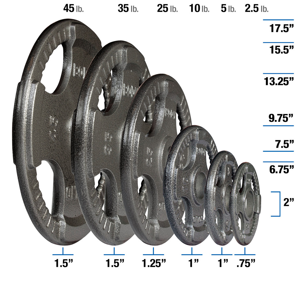 400 lb. Olympic Gray Grip Weight Set with Chrome Bar, SHIPPING INCLUDED