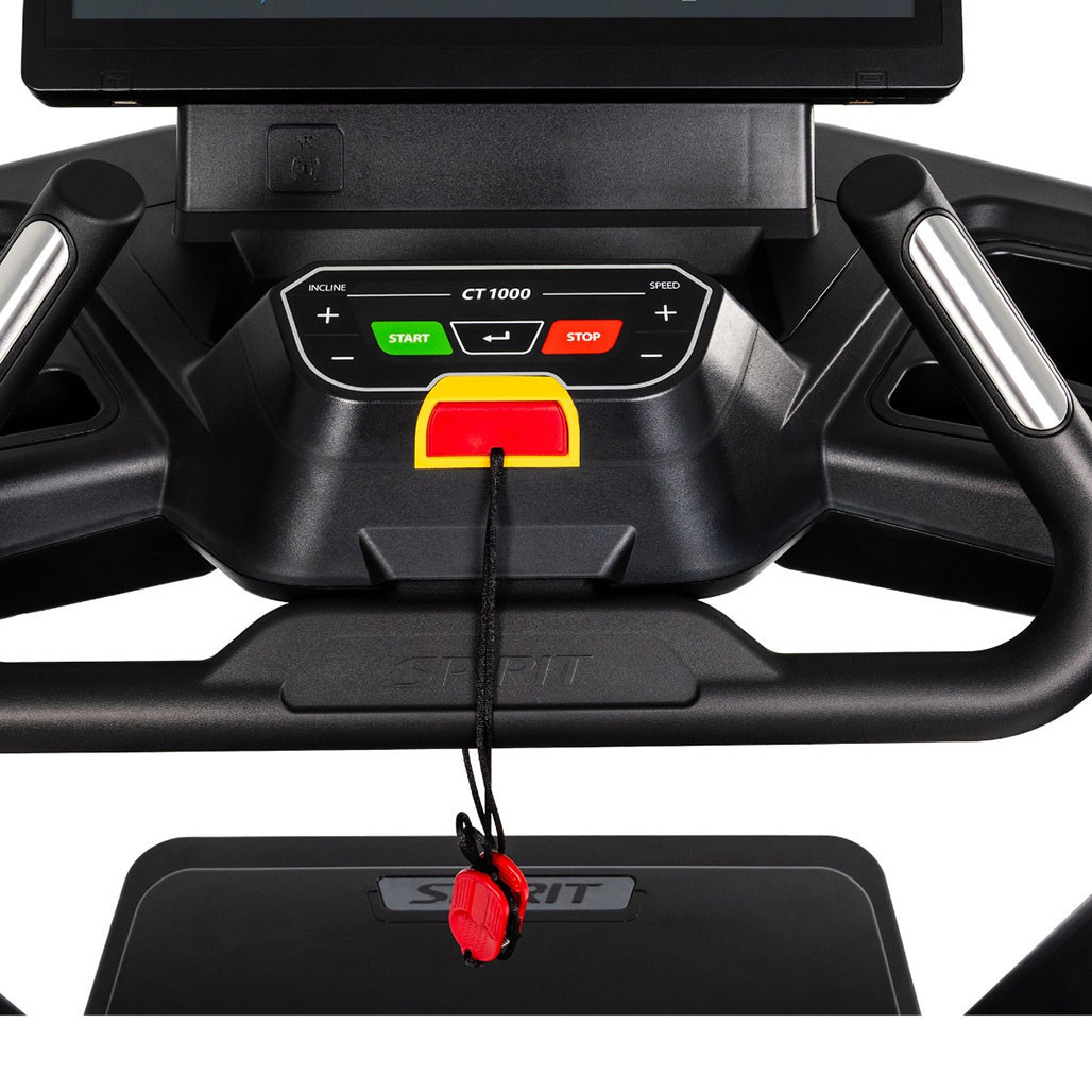 Spirit CT1000ENT Full Commercial Treadmill with Entertainment