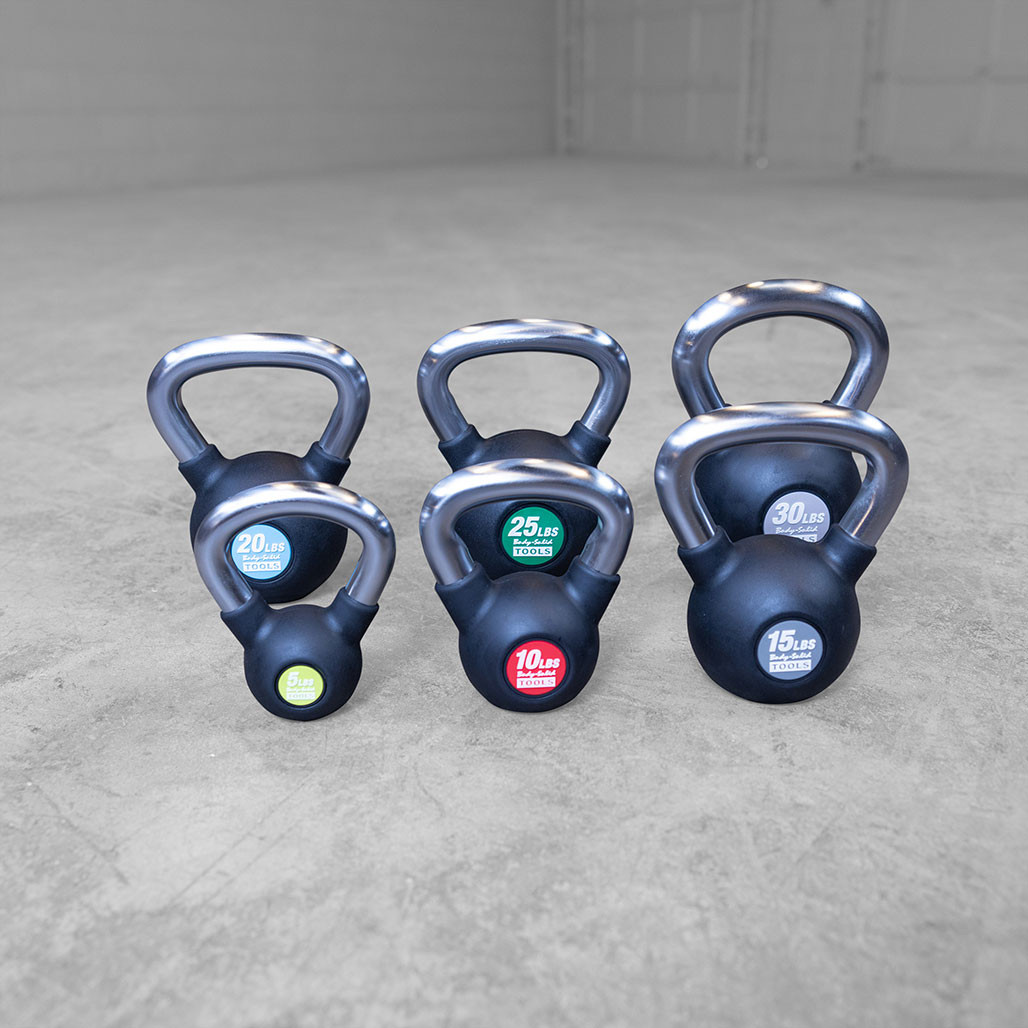 Body-Solid 5-30 lb. Premium Kettlebell Set