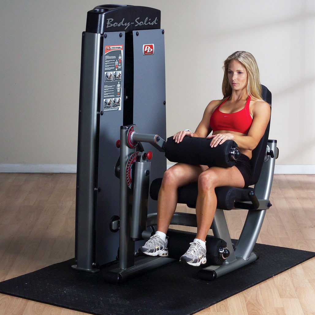 Leg Curls on the ProDual DLECSF Leg Extension and Curl Machine