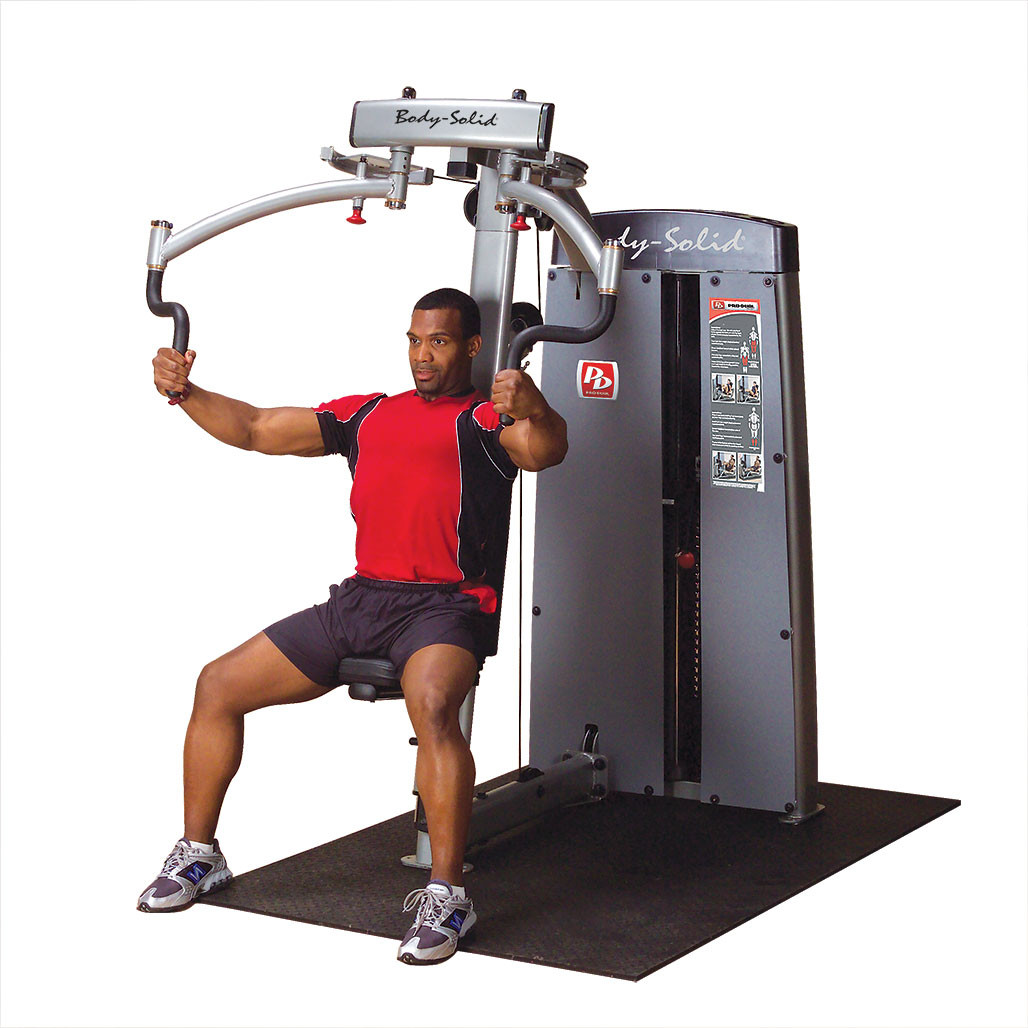 Body-Solid ProDual Pec Rear Delt Machine with 210 lb. Stack DPECSF