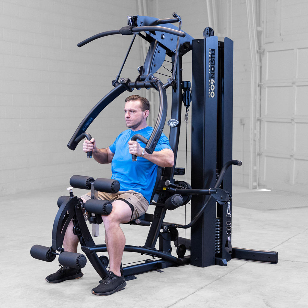 Body-Solid FUSION 600 Bi-Angular Gym with Functional Trainer Arms