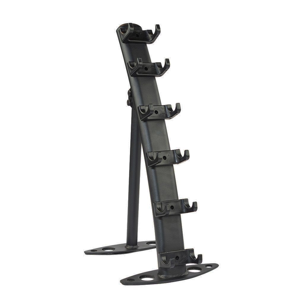 Body-Solid 3 Pair Vinyl Dumbbell Package with Rack