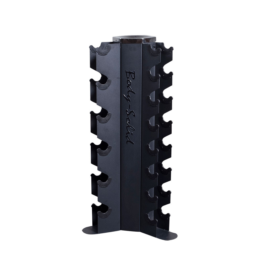 Body-Solid 3-Side Vertical Dumbbell Rack