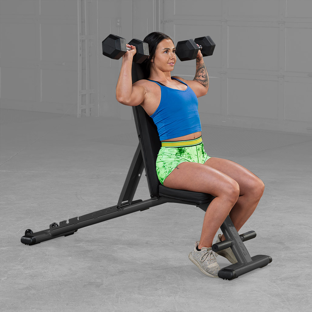 Body-Solid GFID225B Commercial Folding Bench - Weight Benches