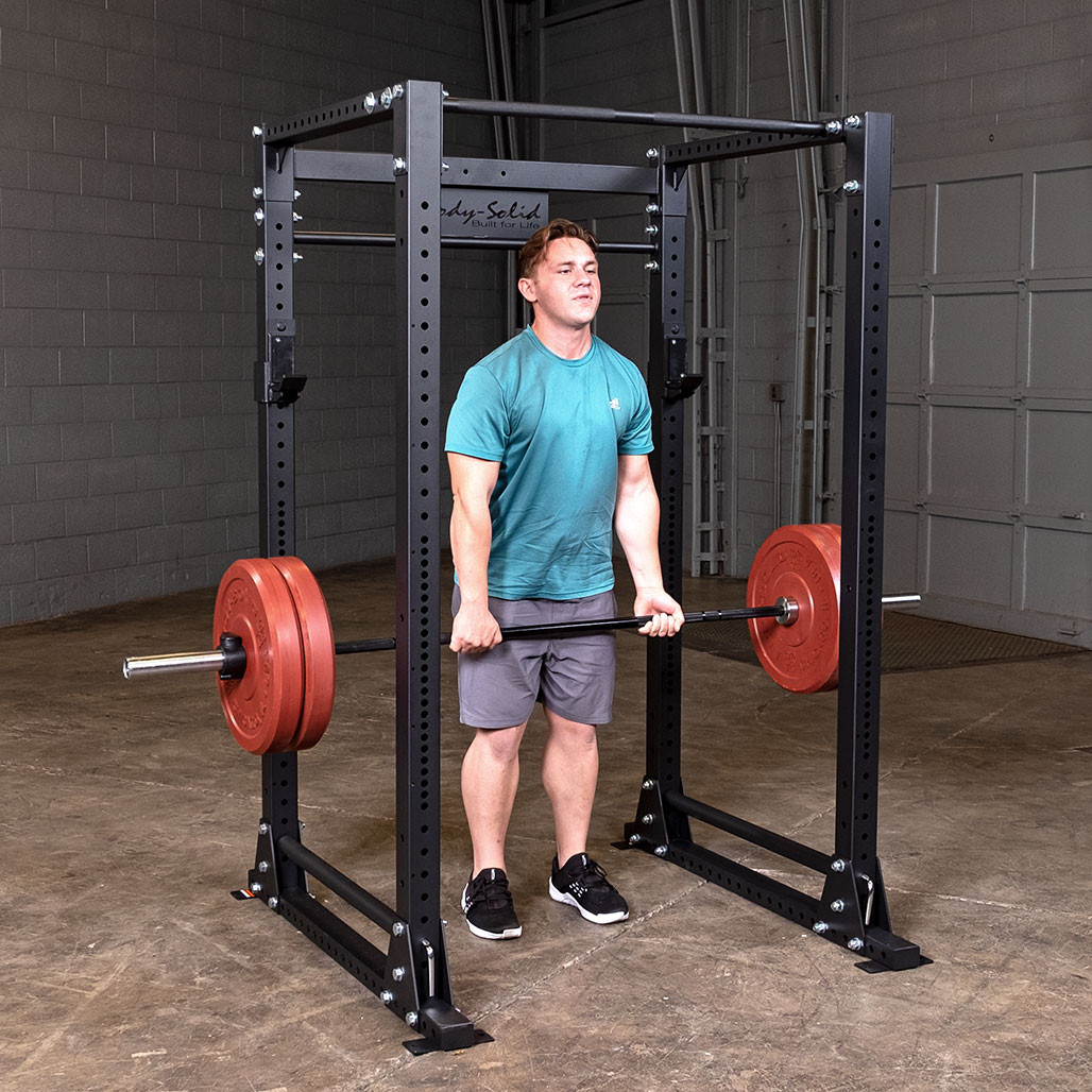 Body-Solid Power Rack, Heavy Duty 11-gauge Steel Construction