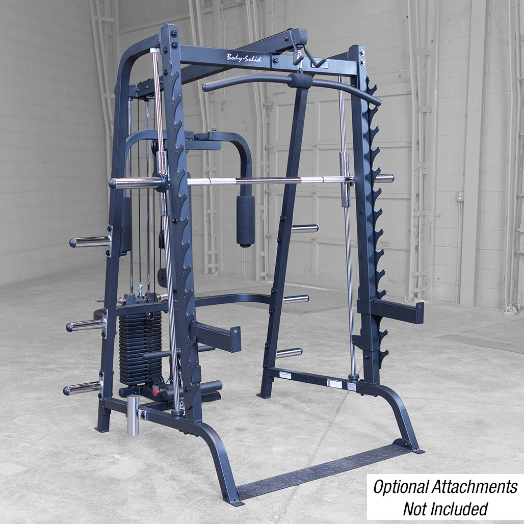 スミスマシン GS348Q 多数オプション Body Solid Body Solid Series 7 Smith Machine - GS348Q | CFF Strength