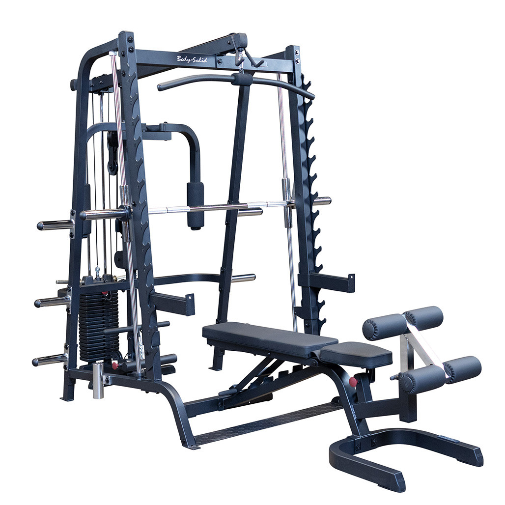 Body-Solid Series 7 Smith Machine Gym Package GS348BP4 - Smith