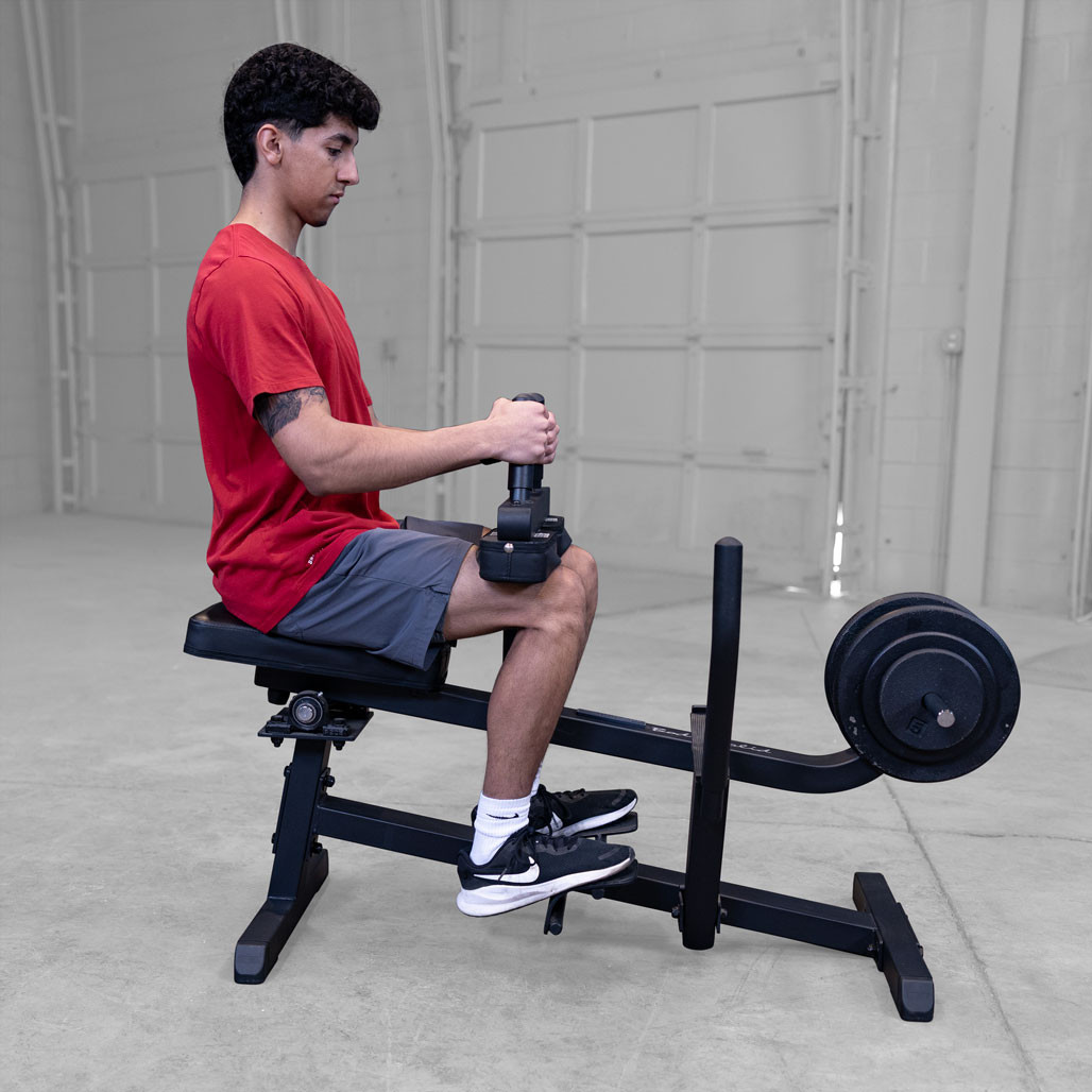 Body-Solid Seated Calf Raise Machine, Black