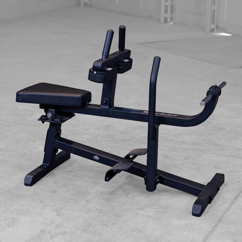 Body-Solid Seated Calf Raise Machine, Black