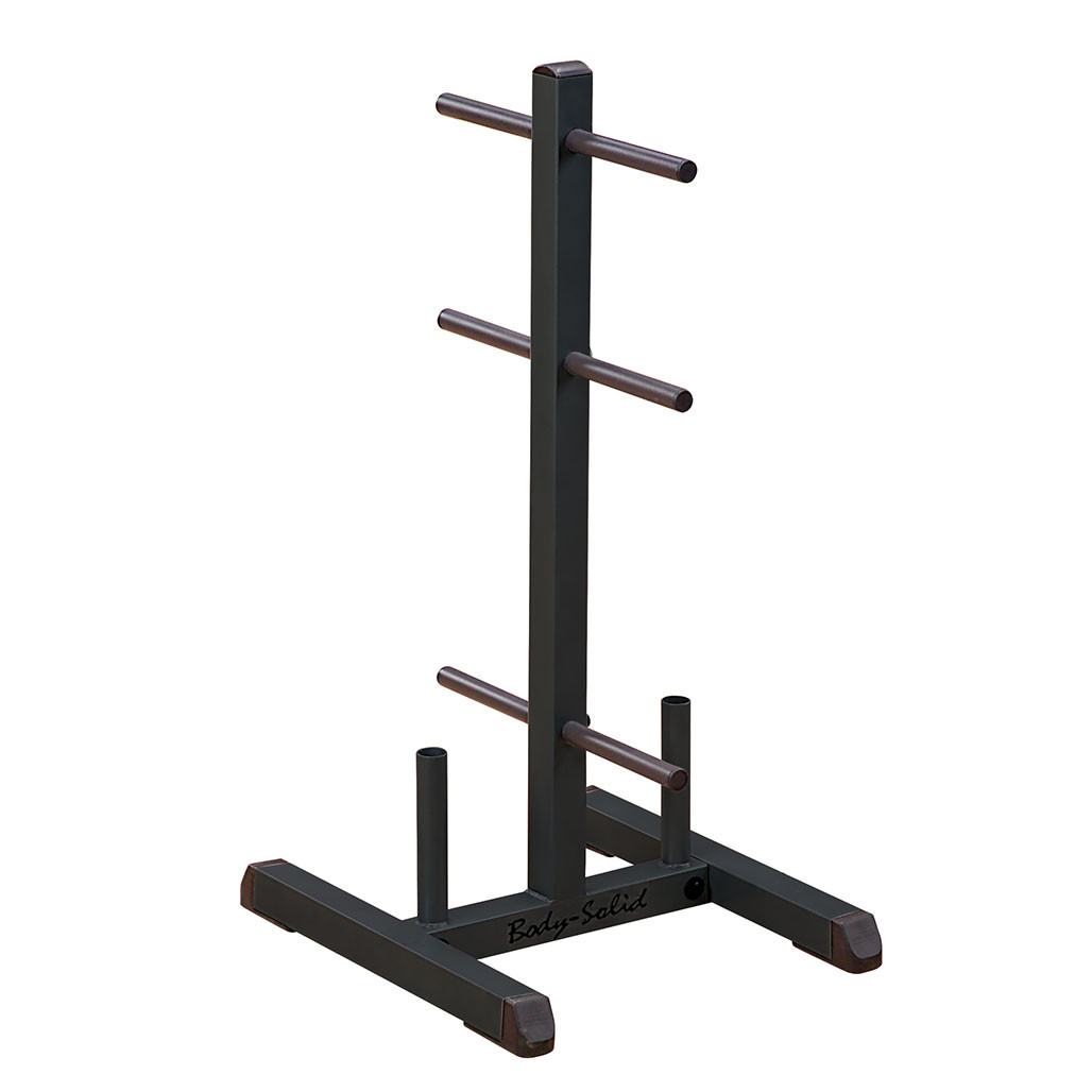 BODYSOLID(ボディソリッド)スタンダードプレートトツリー&バーホルダー Body-Solid Standard Plate Tree and Bar Holder GSWT - Storage Racks